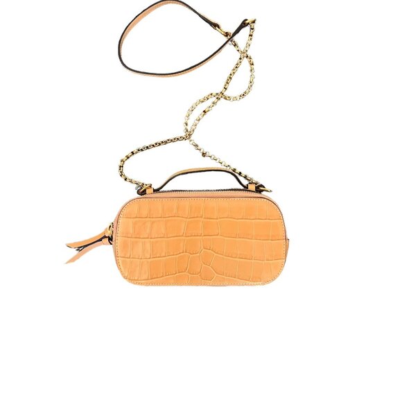 Chloe Calfskin Crocodile Embossed Mini C Bag - Picture 3 of 9